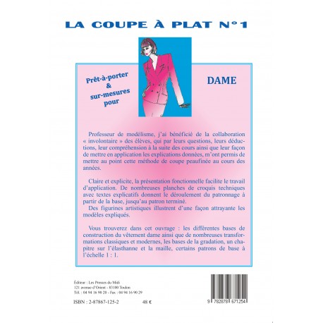 LA COUPE À PLAT N1 Prêt à porter et sur mesure pour dame de