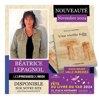 📖 Chaque histoire mérite d’être racontée 📖
« Le voyage, c’est d’aller de soi à soi en passant par les autres. » – Proverbe touareg
Béatrice Lepagnol nous touche avec "Une vieille folle", un roman bouleversant où elle dépeint la vie d’Hortense, une femme solitaire au crépuscule de sa vie. Un livre qui nous rappelle l’importance de chaque être, quelle que soit l’étape de la vie.

🔖 Pour les lecteurs qui ont aimé "Le goût des choses simples" et "Le temps passé, celui à naître", cette nouvelle publication est un retour aux émotions brutes et aux récits puissants.
📚 Disponible chez @LesPressesDuMidi !

#LectureDuJour #UneVieilleFolle #BéatriceLepagnol #LesPressesDuMidi #LivreÀLire #Bookstagram #LittératureFrançaise #NouveautéLittéraire