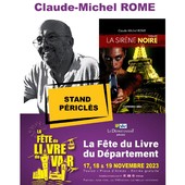 Beau sujet de France 3 Toulon sur Claude-Michel Rome et son livre "La sirène noire". L'auteur est présent les 3 jours sur le stand Périclès lors de la fête du livre de Toulon qui a débuté aujourd'hui.

https://fb.watch/on439eIBJs/