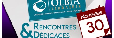 Rencontres et dédicaces à la librairie Olbia